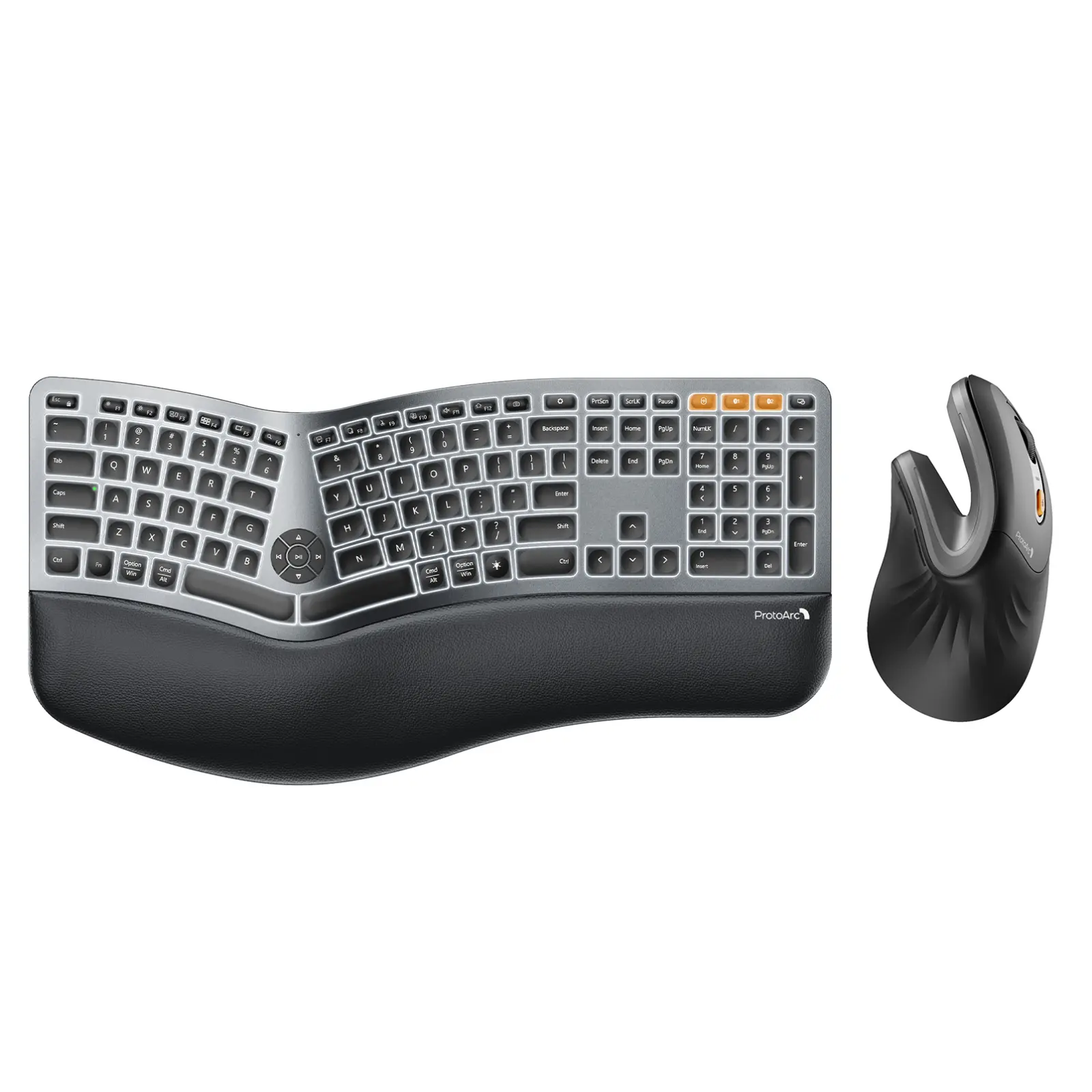 Gray keyboard+Gray mous