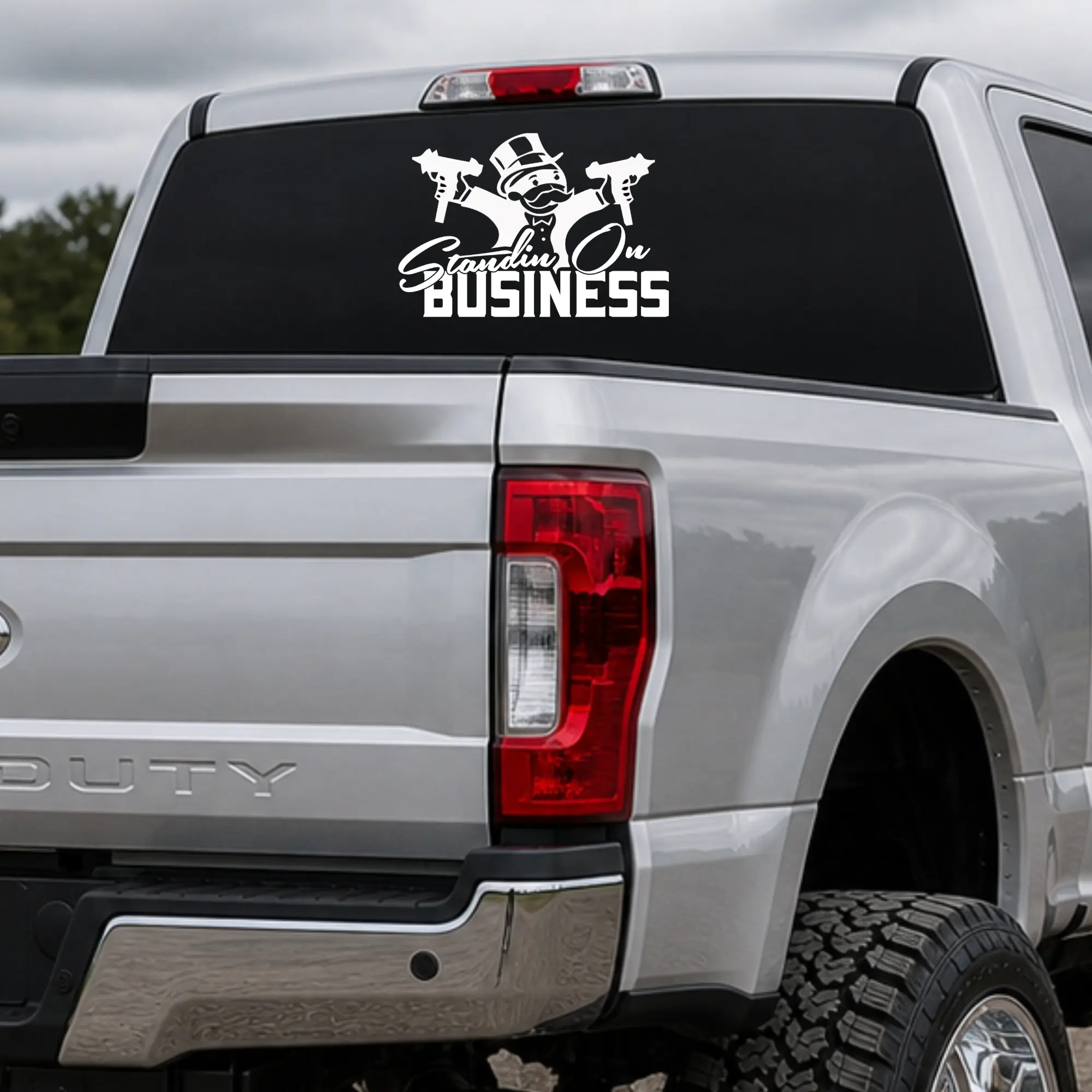 Standing On Business Decal - truck & car decals Standing On Business Decal - truck & car decals