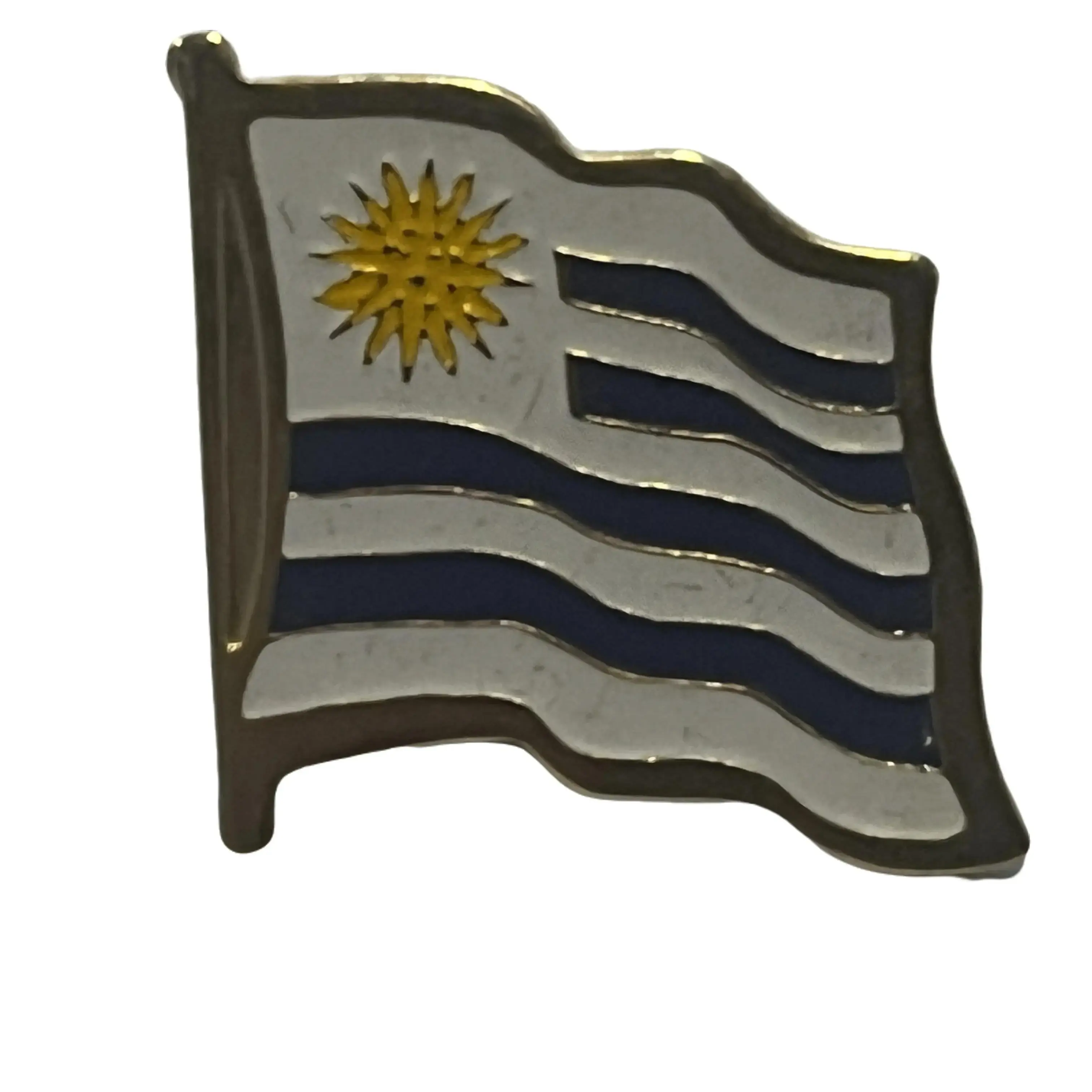 Uruguay Pin - Representing the Uruguay Flag with Classic Design