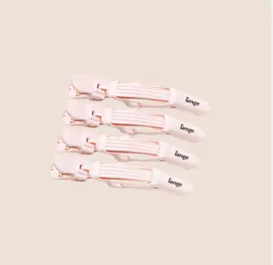 L'ANGE HAIR - Alligator Hair Clips Styling Essentials, 4-Pack, Wide Teeth, Double-Hinged Design, for Sectioning & Securing, Professional Styling Results, Grip Hair Clip, Hair Tools, Textured Grip