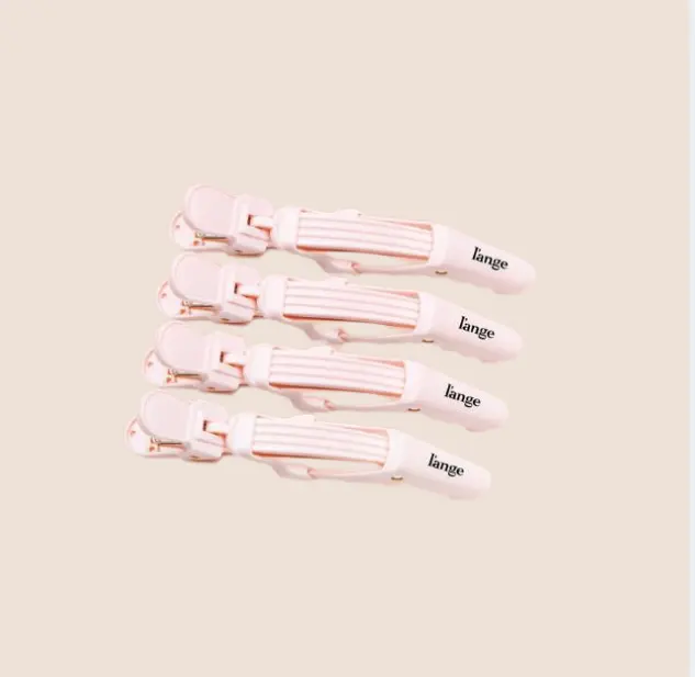 L'ANGE HAIR - Alligator Hair Clips Styling Essentials, 4-Pack, Wide Teeth, Double-Hinged Design, for Sectioning & Securing, Professional Styling Results, Grip Hair Clip, Hair Tools, Textured Grip