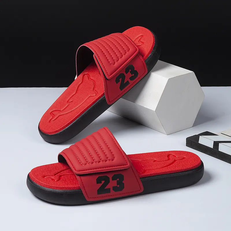 Summer shoes, men's sandals, fashionable slippers, adjustable upper，Sports sandals, comfortable thick sole