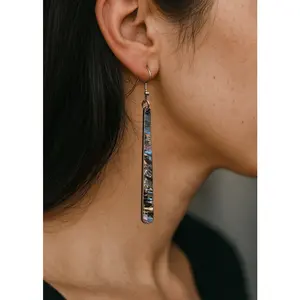 Hanging Abalone Shell Earrings