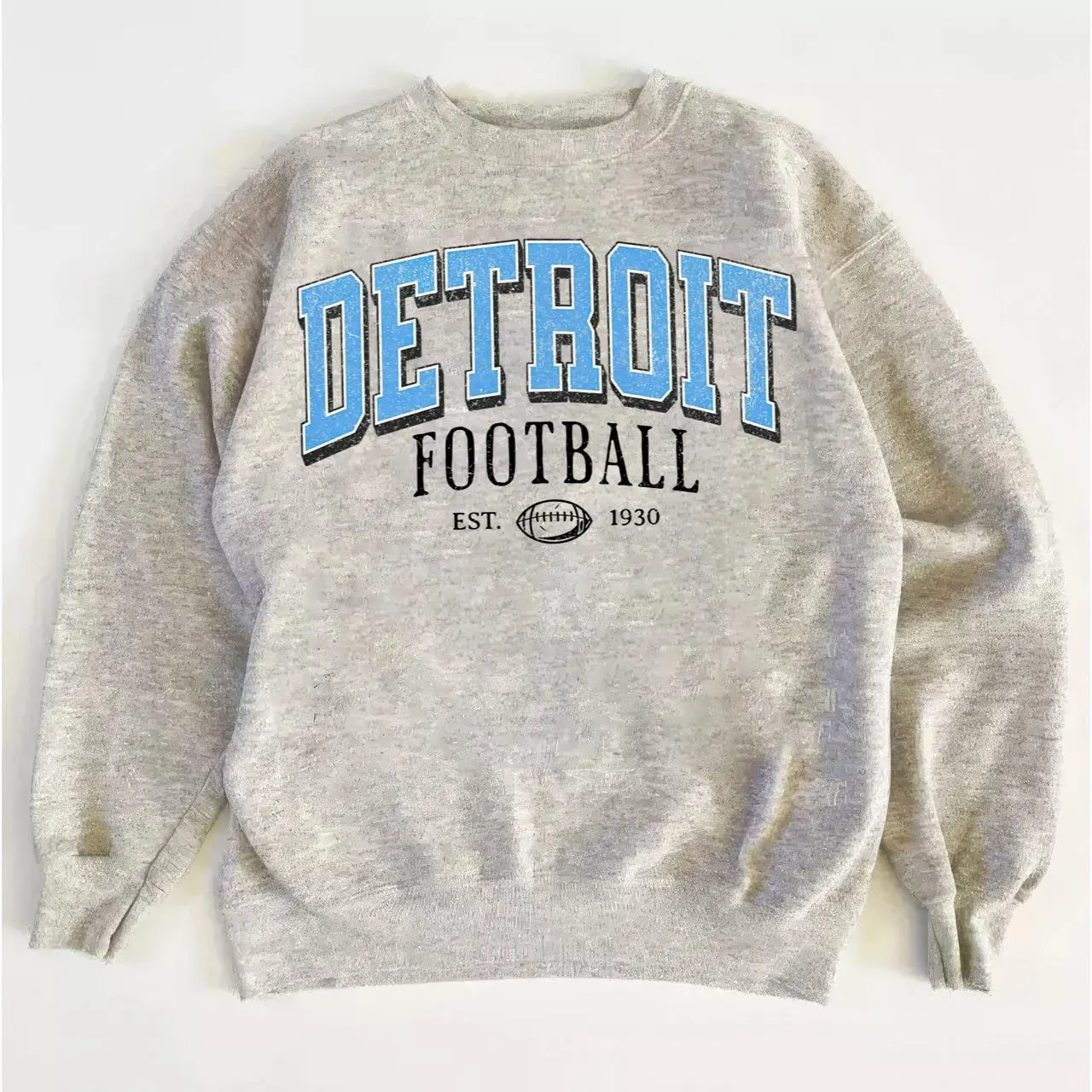 Lions Classic Football Sweatshirt, Retro Game Day Crewneck
