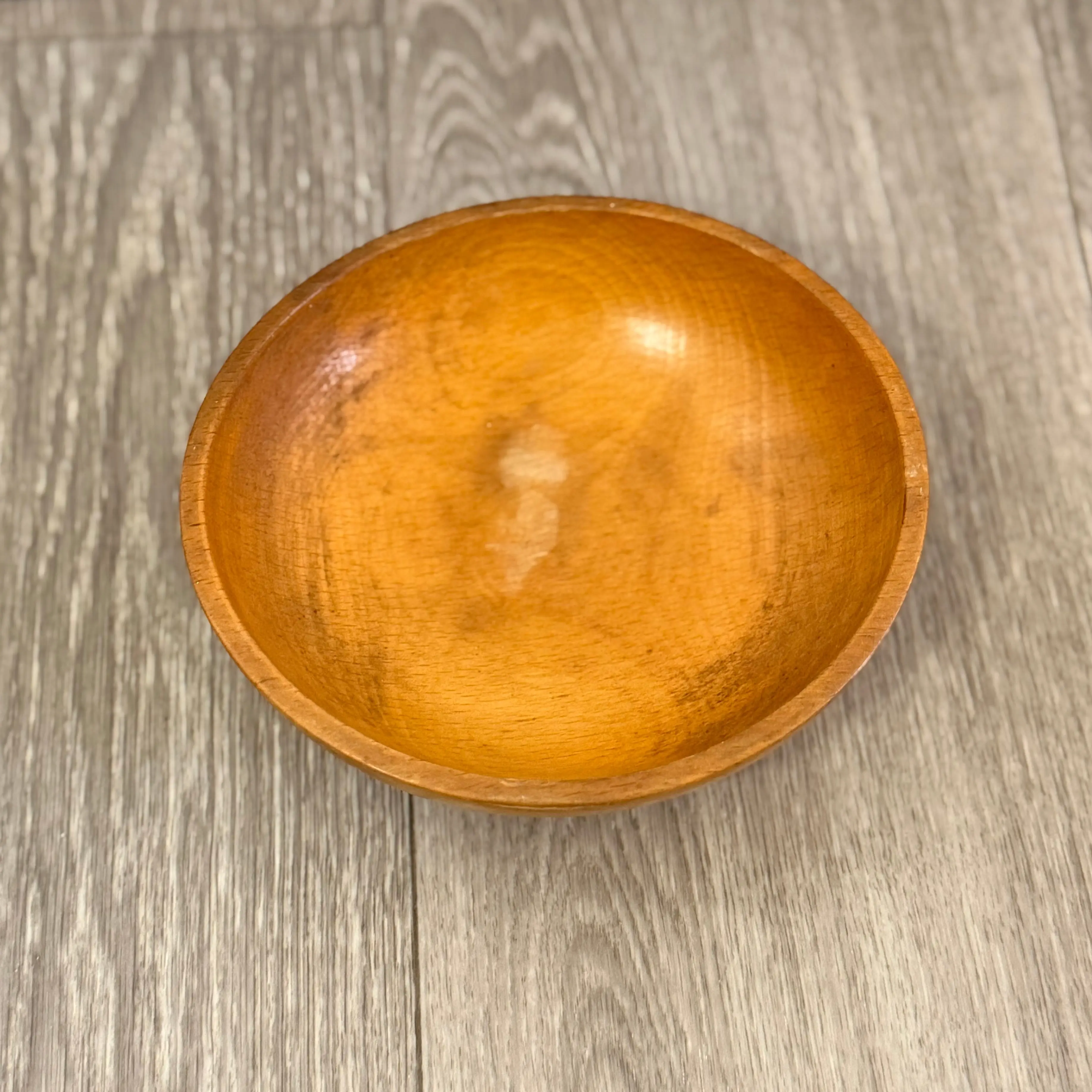 Vintage Japanese Wooden Bowl