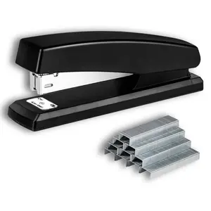 Office Stapler, 25-Sheet Cap, 1000 Staples Included, Non-Slip Design