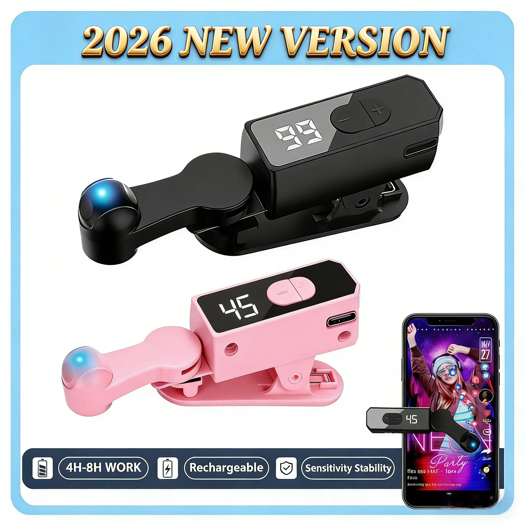 2026 Rechargeable Automatic Clicker for Smartphone with Built in ...