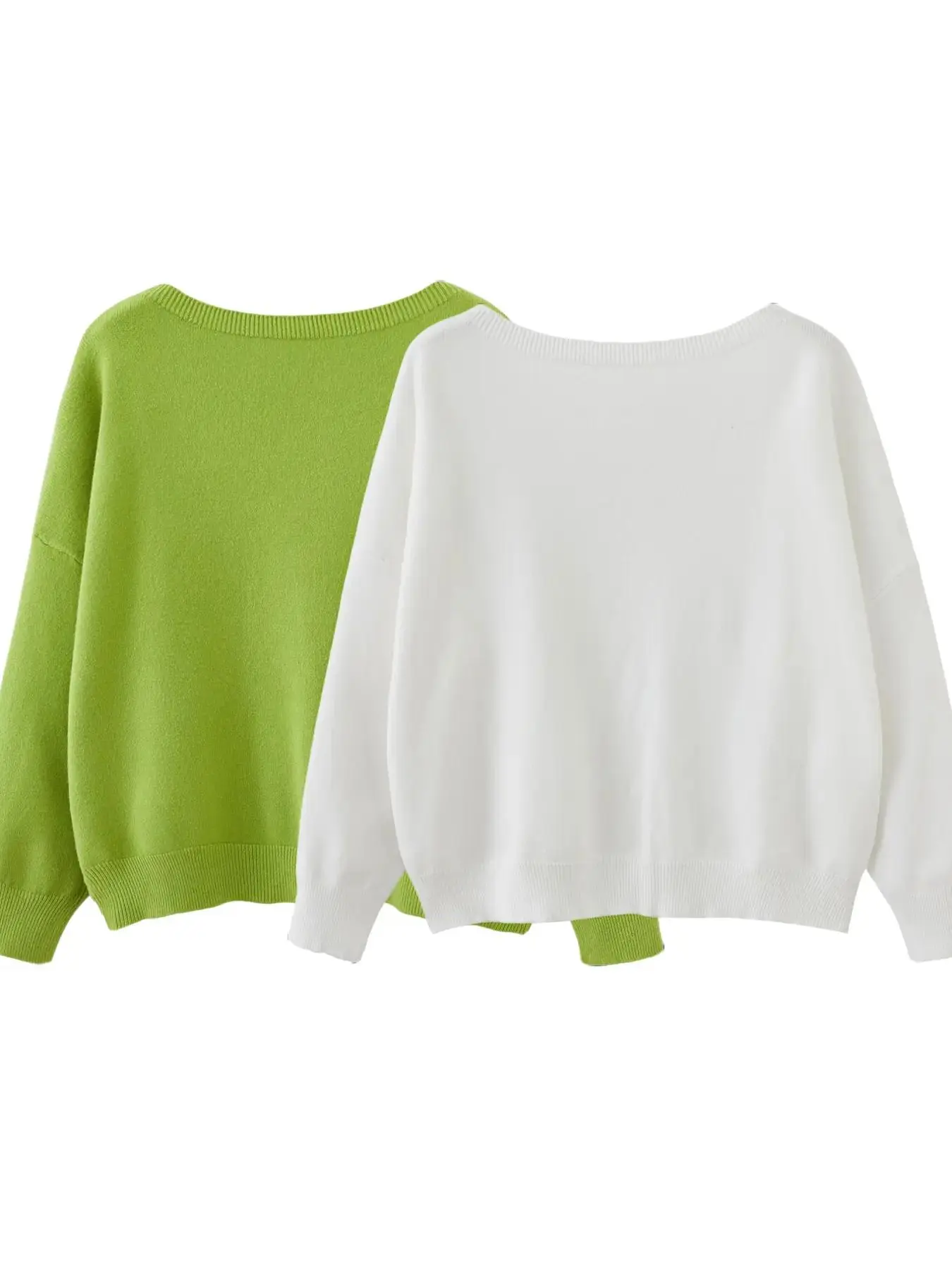 Pale Green*1 pc+White*1 pc