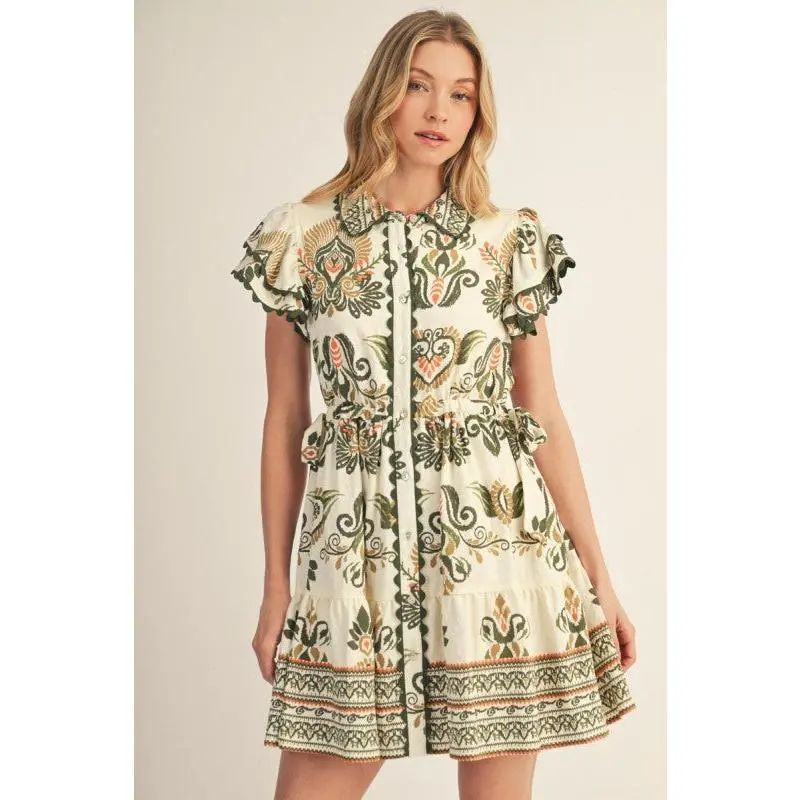 Jodifl Sweet Olive Dress