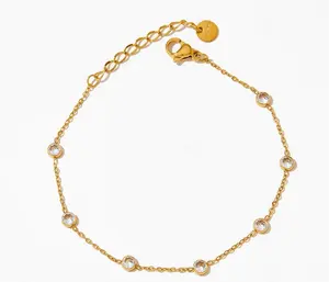 Gold Diamond Anklet