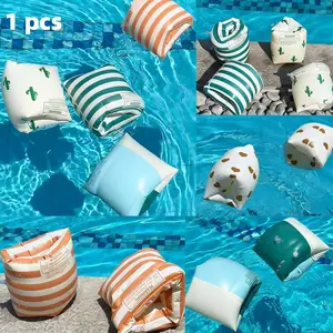 Multi-Style Pattern Pool Float Arm Lifebuoy Swimming Ring, Inflatable Tube Pool Buoy for Kids and Adults, Pool Float Lounge, Various Colors and Sizes, Water Float