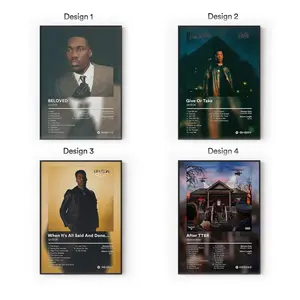[Sale Up To 40%] [Unframe] Giveon Album Posters, Emotional R&B Soul Wall Art, Minimalist Bedroom Music Aesthetic Decor, Modern Album Cover Artwork, Gift for Fans