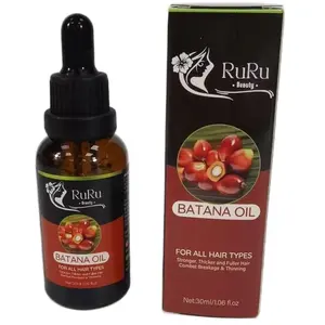 (Auntie Ama Essentials) RuRu Beauty Batana Hair Oil - 30ml for Stronger Thicker Fuller Hair Combat Breakage & Thinning All Hair Types