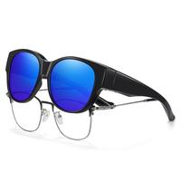 Black Frame Dark Blue Lens