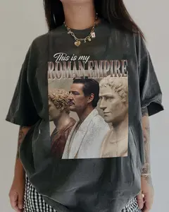 Pedro Pascal Roman Empire Comfort Colors Unisex Tshirt For Men- For Women, Y2K 90s Retro Movies Bootleg Tshirt, Celebrity Crush, Soft Fit Cotton Top