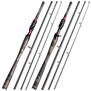 Sougayilang Ultra-Lightweight Carbon Fiber Fishing Rod - Durable, Portable, and Easy to Assemble for Pike and Carp Fishing