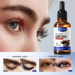 Sadoer High Purity Castor Oil Eyelash Growth Serum, Strong Dense Nourishing Curl, Awaken Hair Follicles, Create Electric Eye Look