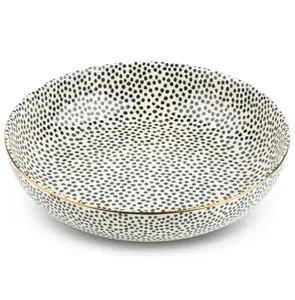 Stoneware Serve Bowl, 11.42 x 11.42 x 2.64 Inches