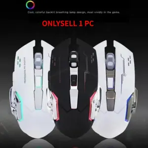Rechargeable Wireless Gaming Mouse, Silent Bluetooth-compatible Design, USB Interface, Ideal for E-Sports & PC Gamers, Enhance Your Gaming Experience
