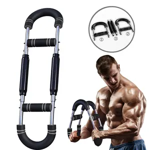 Wrist Puller Arm Twister 60-120 lbs - Portable Upper Body Exercise Device with Adjustable Strength Tension for Fitness Training