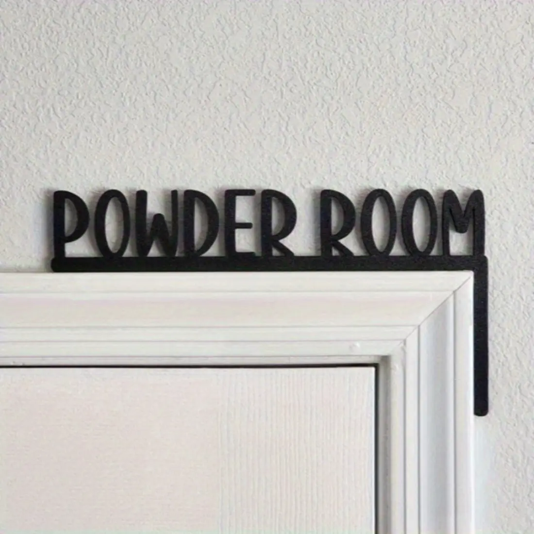 Rustic Metal Wall Sign, Decorative Plaque, Rustic Farmhouse Design, Farmhouse-Style Letter & Number Topper, Laser-Cut Graphic Art with Metal Construction, for Bathroom, Living Room, Barn Weddings & Country-Inspired Spaces, Decorative Gift