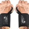 IPOW Unisex Adults' 18-in IPF-Approved Heavy-Duty Wrist Wraps, 2-Pack Gym Accessories with Thumb Loop for Weight Lifting, Working Out Sporty Protective Gear