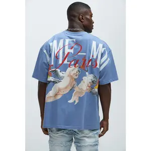 Aime Forever Oversized Short Sleeve Tee - Slate Blue