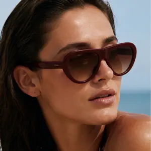 DIMA Aggie Edgy Oval Sunglasses CR39 Lens Bio-Acetate Frame Urban Streetwear 2026 Summer Statement Shades for Men & Women,summerwins