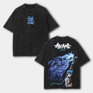 Ashen Heart, Jinx Arcane Unisex Ultra Cotton Washed Tshirt, Sweater, Hoodie , Indie FPS Game Shirt, Gift For Game Fan, Streetwear Clothes graphic tee