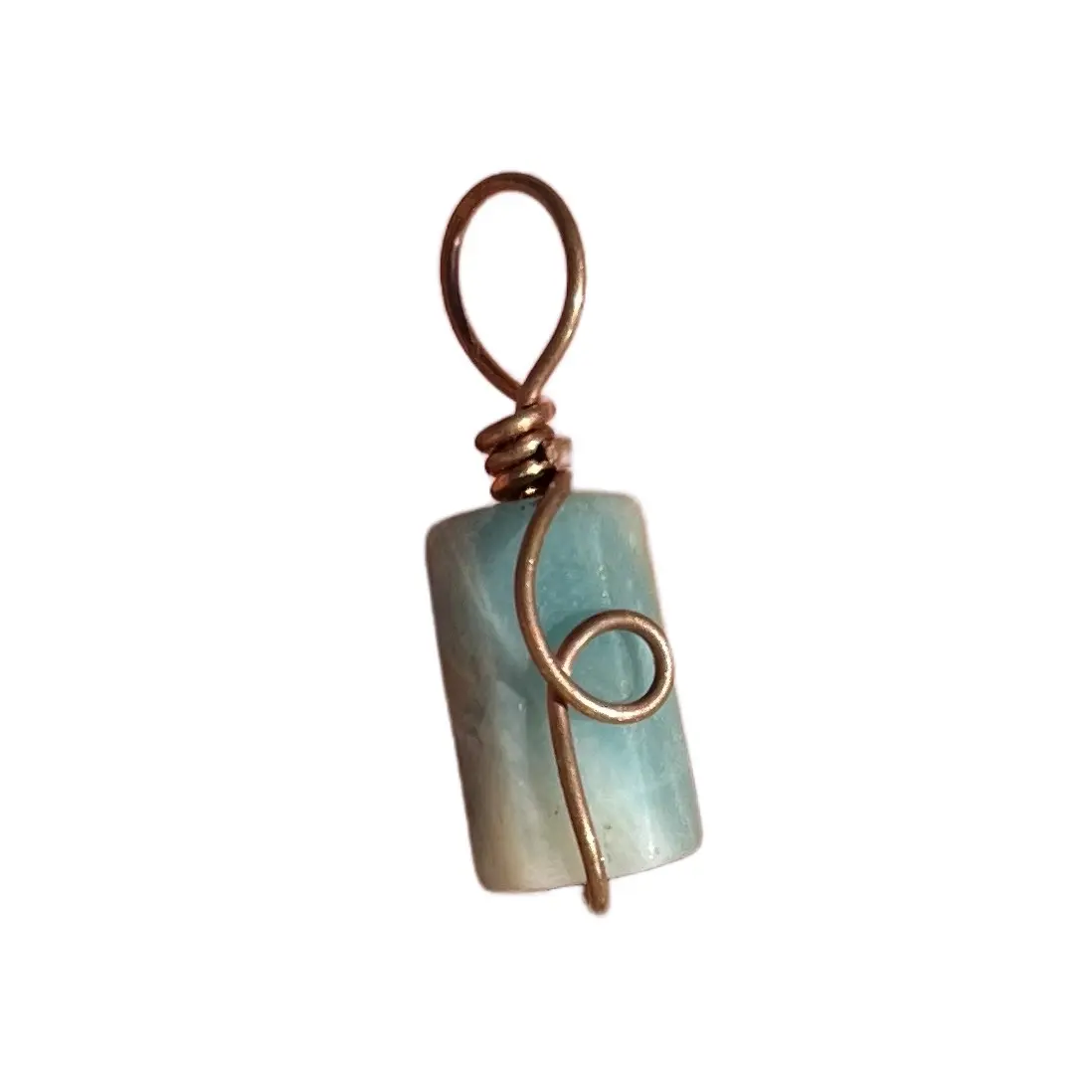 Handmade Natural Caribbean Calcite Pendant