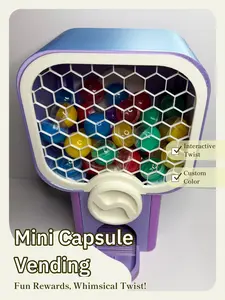 Capsule Vending Machine - Reward Dispenser for Kids, Classrooms, Markets, Capsule Vending, Gacha, Gashapon, Gachapon