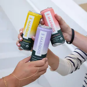 Marquis Variety Pack Of 4 – Super Berry, Lychee Peach, Pineapple Passion, Lemon Lavender Energy Drinks | Sugar Free, Vitamin C & B Vegan Beverages - Perfect Valentines Gift