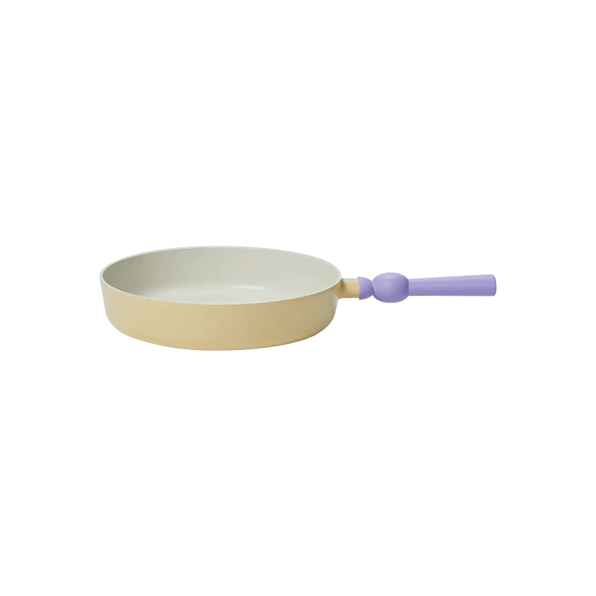 NEOFLAM BETTER FINGER Cast Aluminum Frypan Yellow 10" NEOFLAM BETTER FINGER Cast Aluminum Frypan Yellow 10"