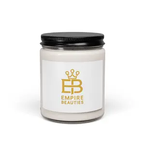 Empire Beauties Logo Candle Scented Soy Candle, 9oz | Branded Jar Candle