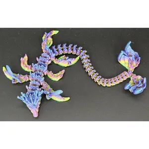 Coral Reef Dragon 12" w/ Egg - Multiple Colors