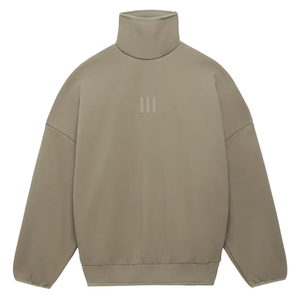 adidas Mens Fear Of God Athletics Mock Neck Casual - Brown