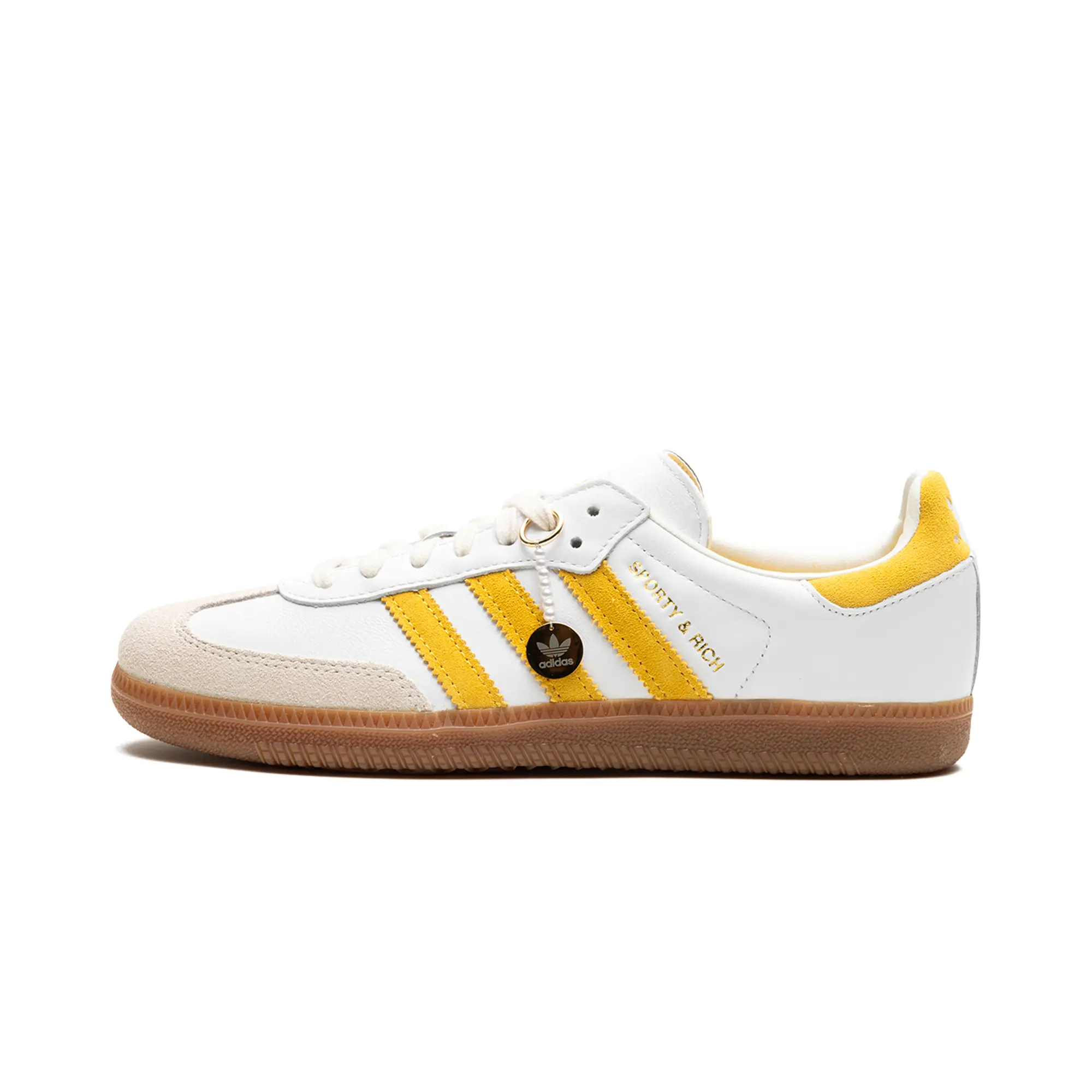 Samba OG "SPORTY & RICH - White Bold Gold" IF5661