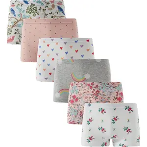P-UDW01    Soft Cotton Girls' Panties Boyshort Little Girls' Underwear Toddler Undies
