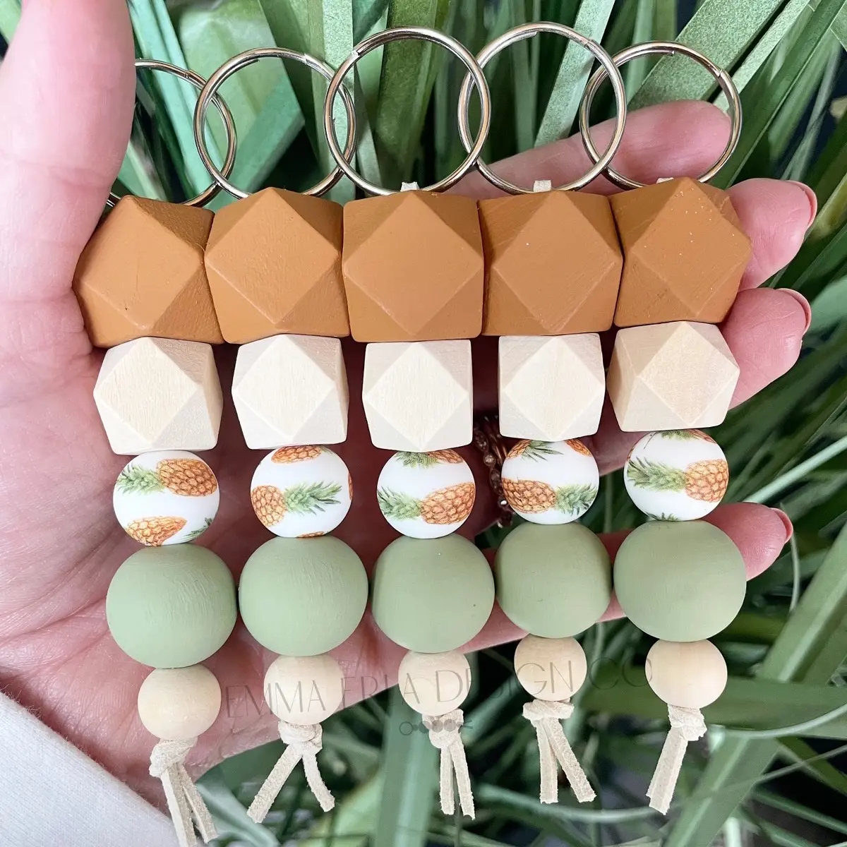 Pineapple Keychain