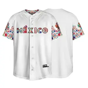 Jersey Serie del Caribe Blanco/Flores Caballero 2026