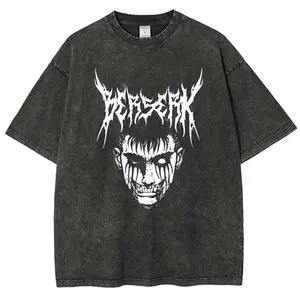 Men's Berserk 90s Vintage Graphic Tee, Oversized Streetwear Top, Funny Design, Vacation Outfit Essential