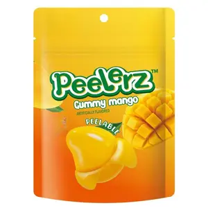 Peelerz Gummy Mango - 6 oz Resealable Standing Bag - Gummy Candy with Authentic Mango Flavor - Convenient Snack for All Ages