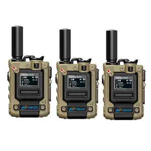 3/4pcs OMZN K300s Model Global Walkie Talkie with SLMCard, 5000 Mile Range, 6800mAh Battery, 168 Hours Zinc AlloyBody, Noise Cancelling, Type-C Charging