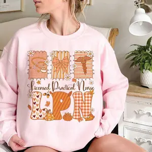 LPN Thanksgiving T-SHIRT or Sweatshirt , Licensed Practical Nurse Fall Shirt, Thanksgiving LPN Shirt, Crewneck Tops