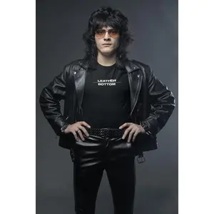 Leather Bottom Tee