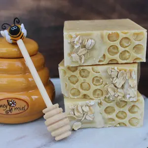 Honey, Oats & Turmeric Soap with Shea Butter, Body Care, Cleansing, Unscented