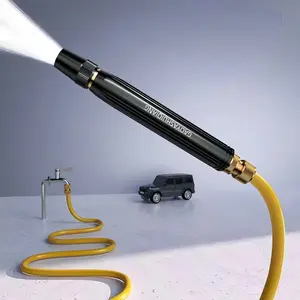 High Pressure Water Gun Cleaner with 360 Degree Rotating Nozzle, 3 Spray Modes Metal Material, Ideal for Car Wash Garden Irrigation Pet Care, Car Wash Sprayer