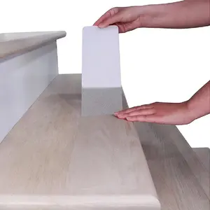 2pcs 15cm X 61cm Transparent Non-Slip Tape, Carpet Stair Treads, Slip Soft and Waterproof, for Floor Bathtub Bathroom Safety, Kids, Bath Rug