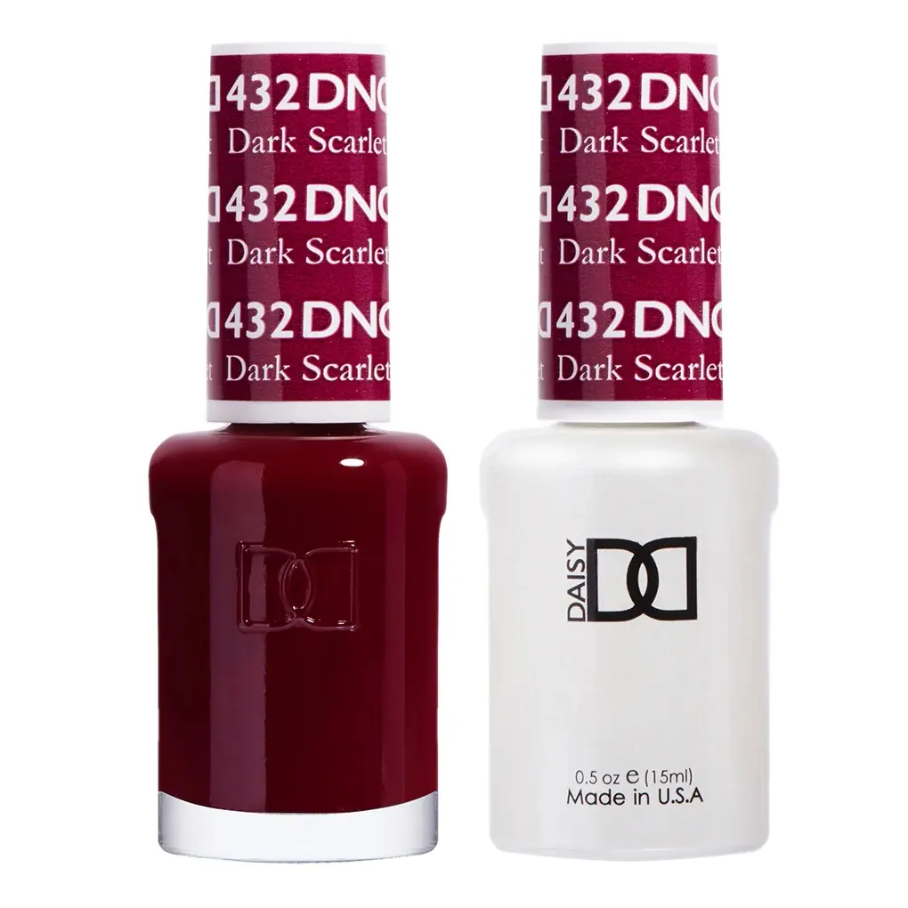 DND - Gel & Lacquer - Dark Scarlet - #432 DND - Gel & Lacquer - Dark Scarlet - #432
