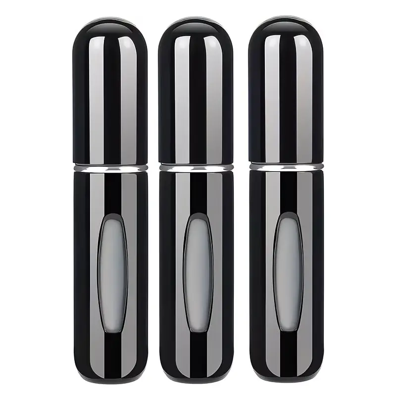 3 Black Travel bottle